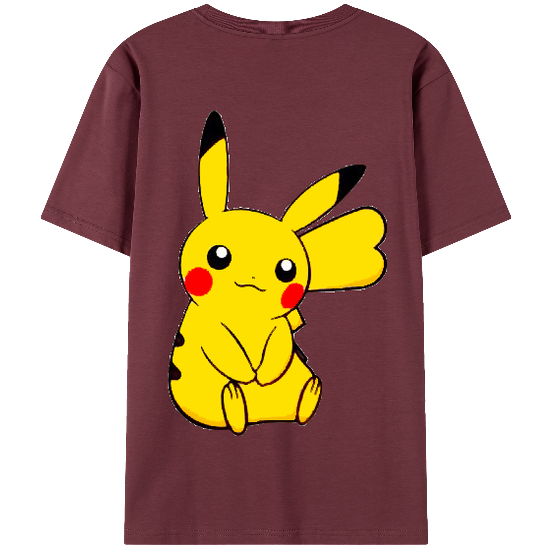 （画像用） ポケットモンスター Pokémon 綿100％半袖Tシャツ（背面プリント）
